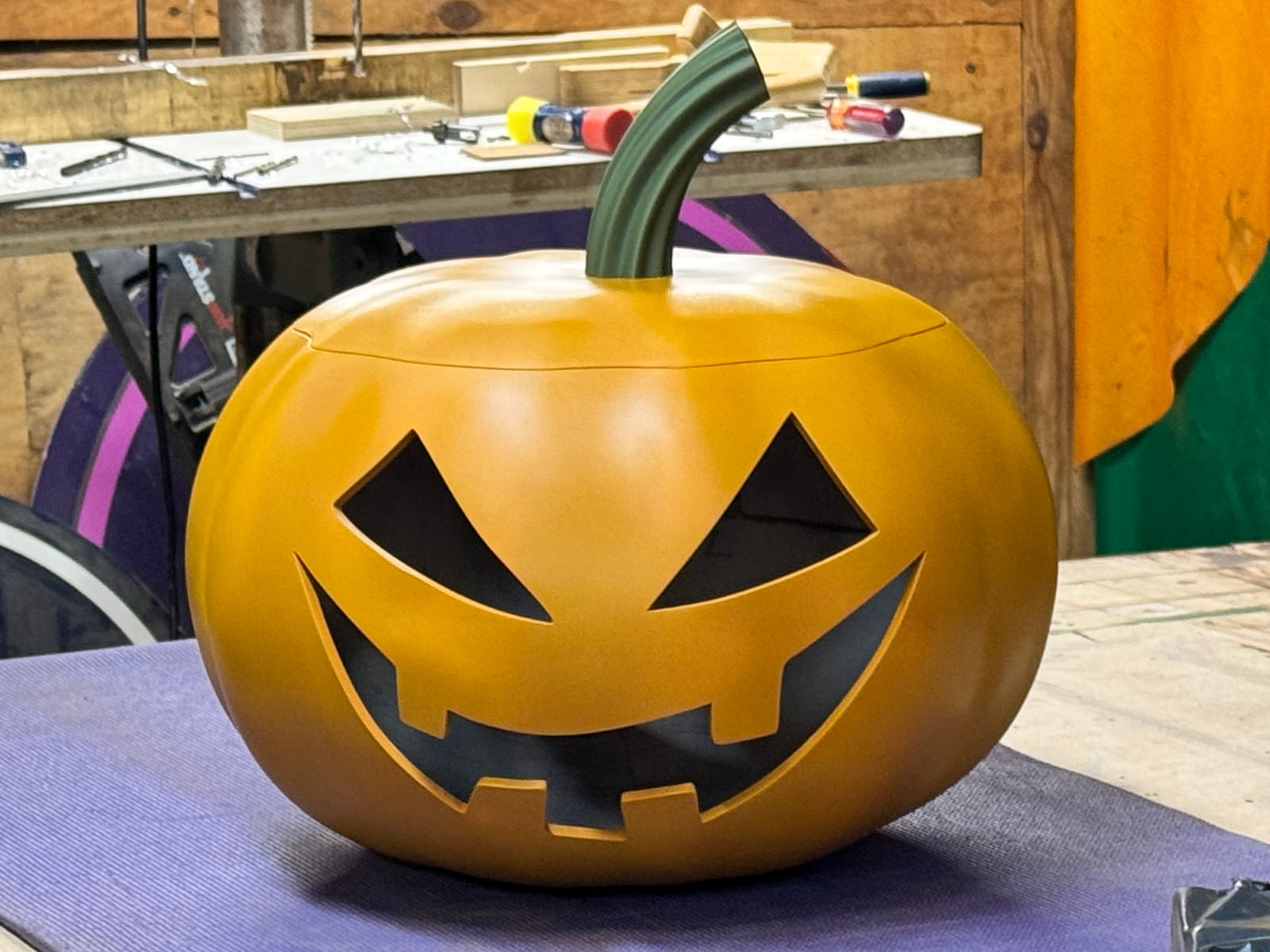 Pumpkin assembled and painted