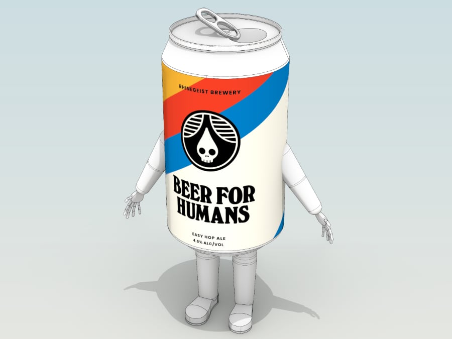 Canny, Beer for Humans Mascot