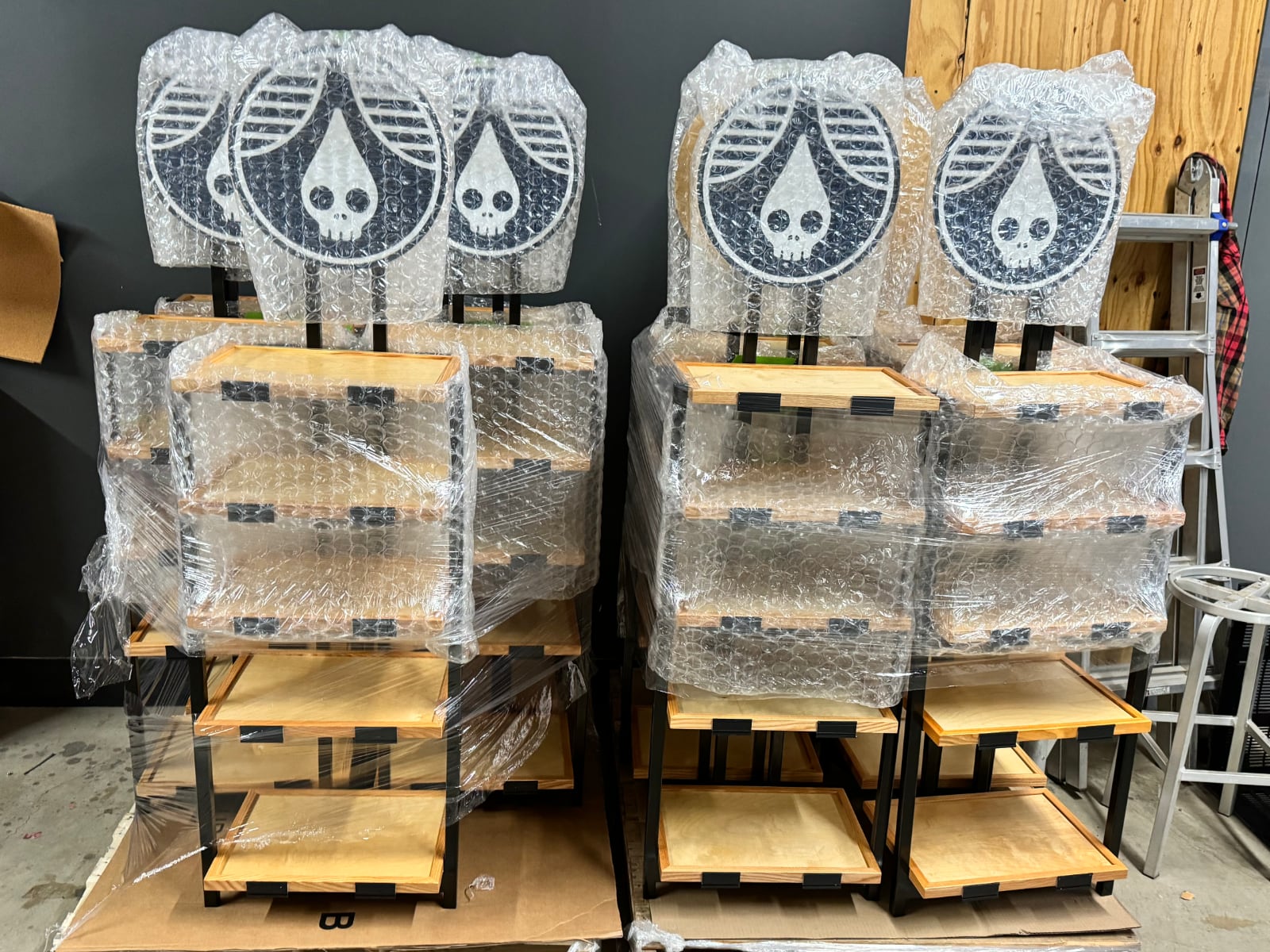 Batch of displays ready to ship