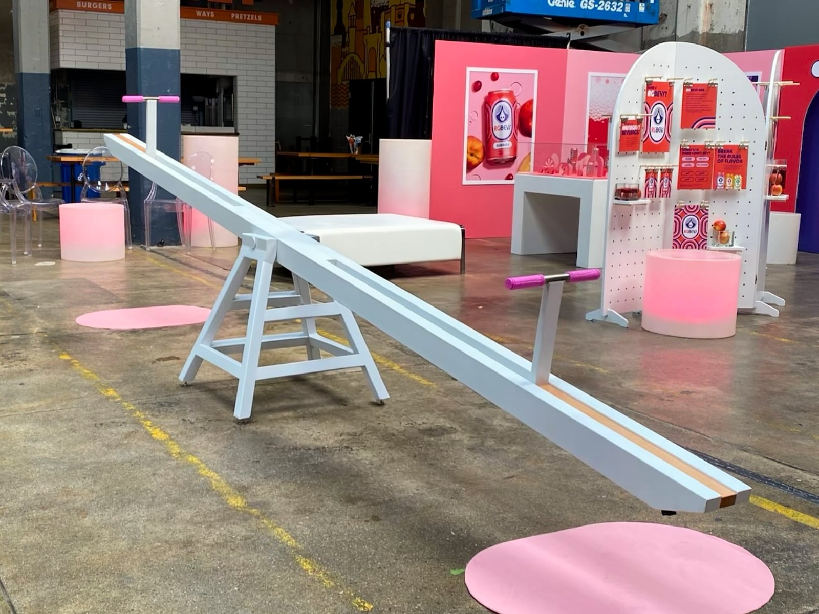 Teeter-totter ready for play