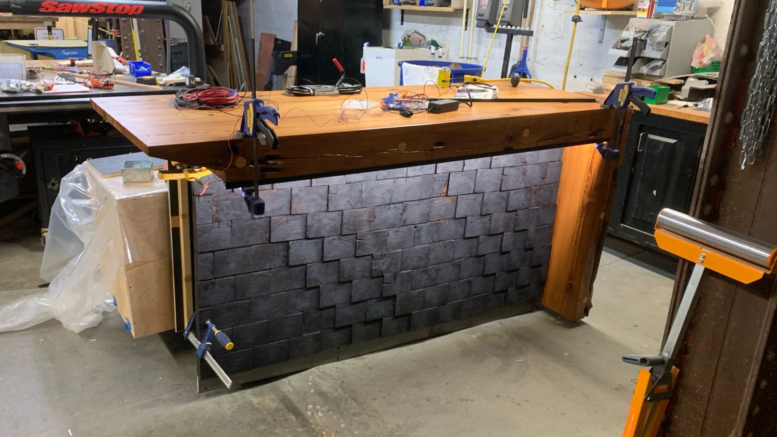 Bar extension, under construction